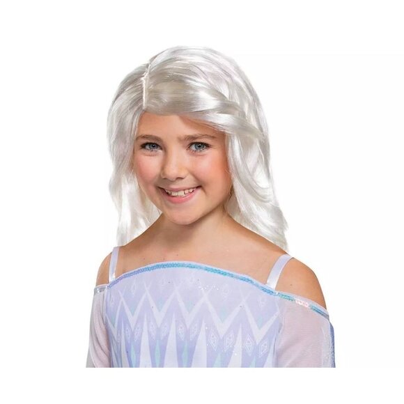 Disguise Kids' Disney Frozen Elsa Halloween Costume Wig - Picture 2 of 5